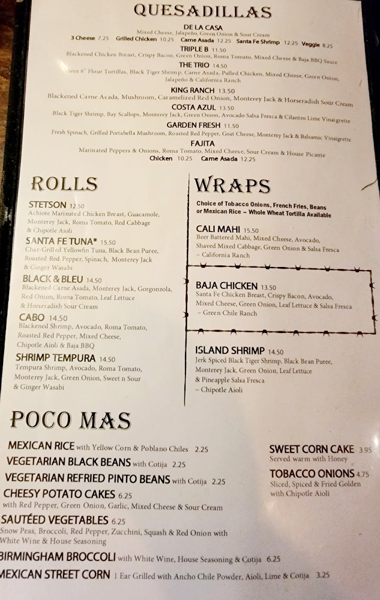 K38 Baja Grill Menu - Image 5